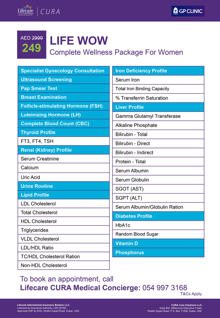 LIFE WOW Complete Wellness Package for Women